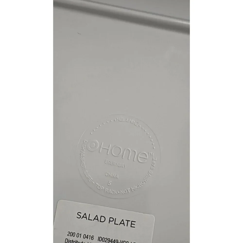 18 Melamine Plates 8 Salad Plates 10 Appetizer Plates Blue White Green